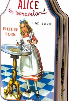 Alice in Wonderland Picture Shape Book For Sale