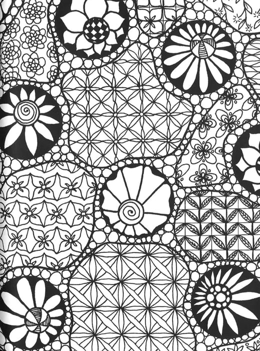 Love To Color: Petals, Patterns And Doodles Coloring Pages For Discount